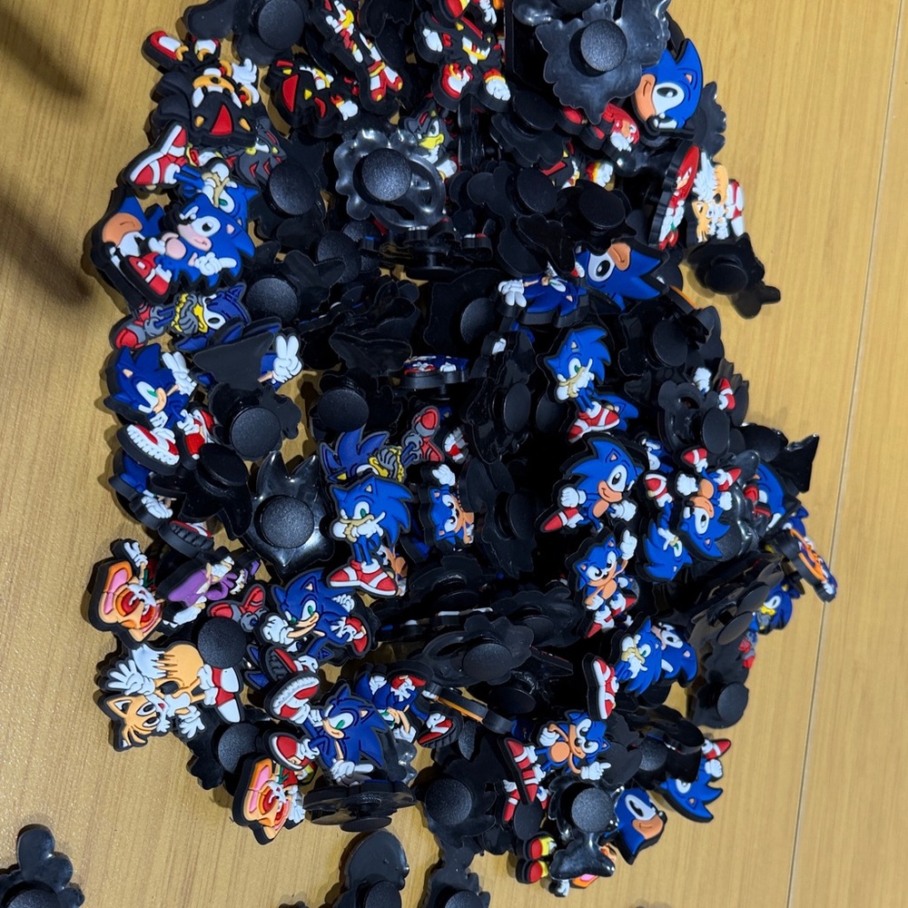 195 pcs Sonic Jibbitz for Crocs